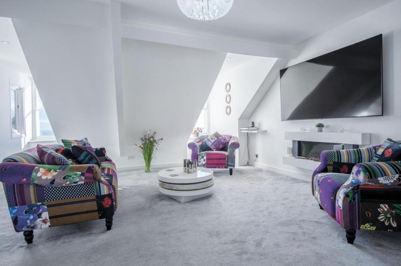 The Penthouse - Luxury 1 Bed - Panorama - Tenby Bagian luar foto