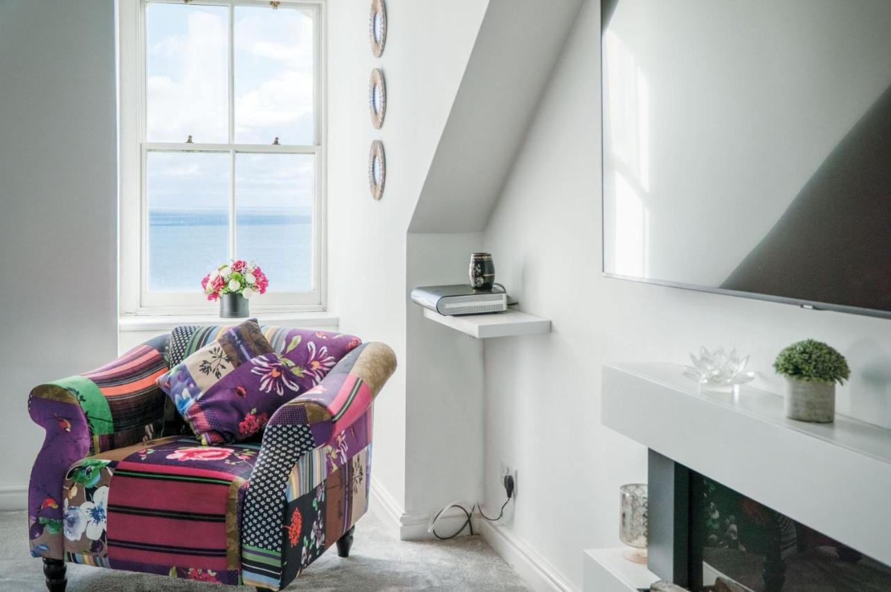 The Penthouse - Luxury 1 Bed - Panorama - Tenby Bagian luar foto